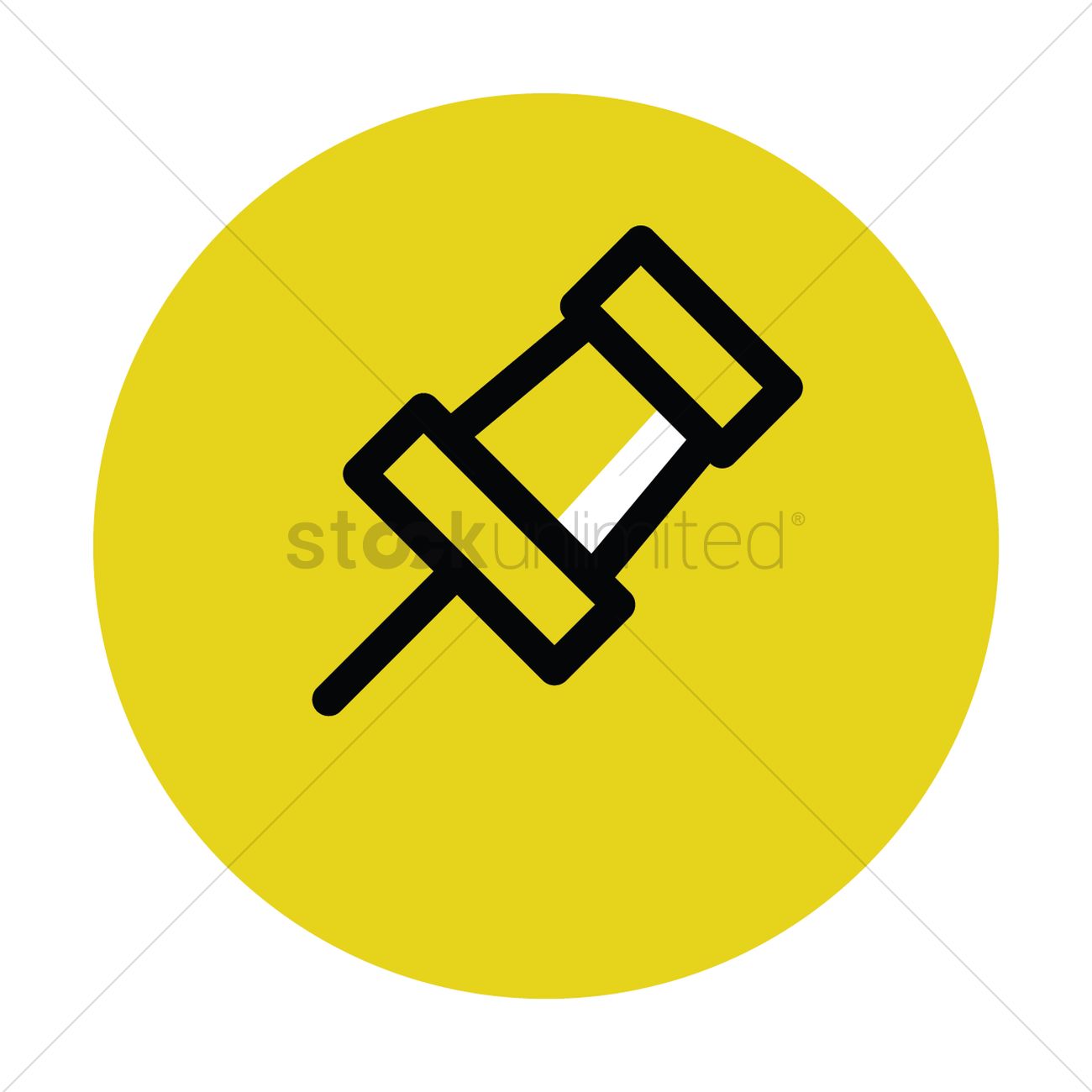 1300x1300 Push Pn Vector Image