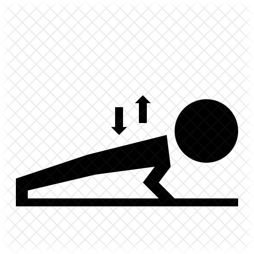 512x512 Push Up Icon Of Glyph Style