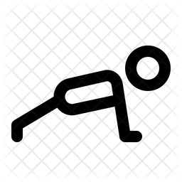 256x256 Push Up Icon Of Line Style