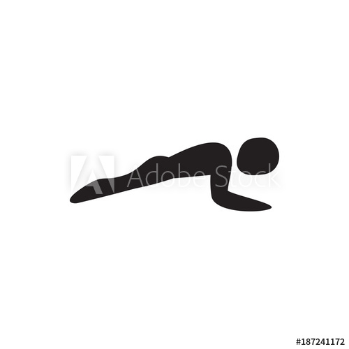 500x500 Push Up Icon Illustration