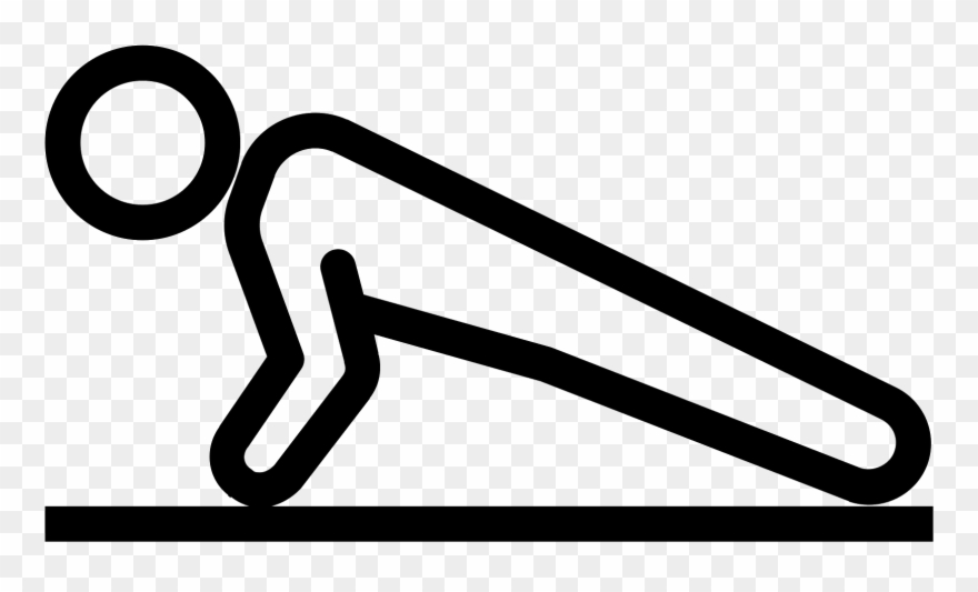 880x533 It's A Logo For A Person Doing A Pushup As An Exercise