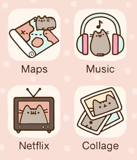 466x542 Pusheen Icons