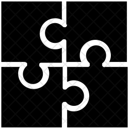 Puzzle Icon Of Glyph Style 256x256 Puzzle Icon Of Glyph Style