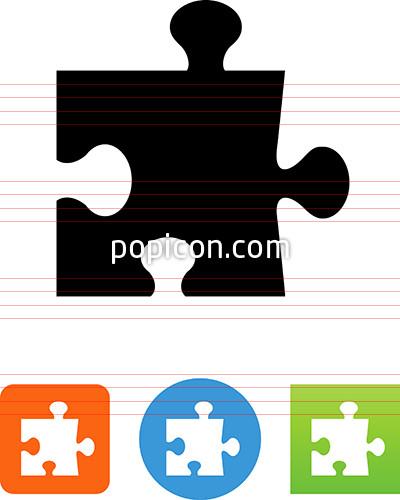 Vector Puzzle Piece Icon 400x500 Vector Puzzle Piece Icon