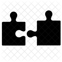 256x256 Puzzle Piece Icon Of Glyph Style