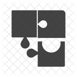 256x256 Puzzle Piece Icon Of Glyph Style