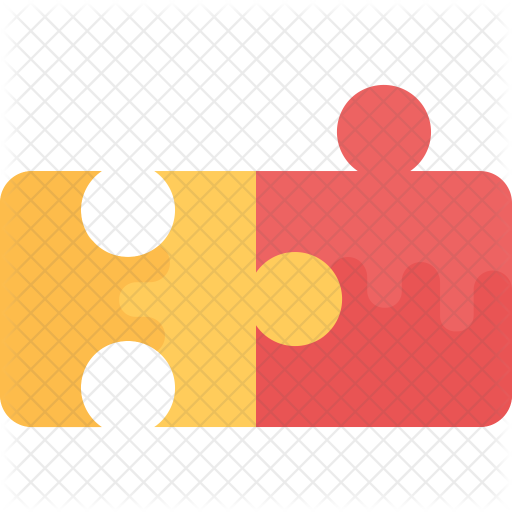 512x512 Jigsaw Pieces Icon Of Flat Style
