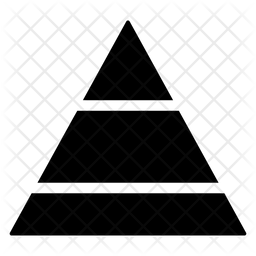256x256 Pyramid Icon Of Glyph Style