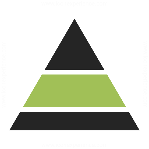 512x512 Chart Pyramid Icon Iconexperience