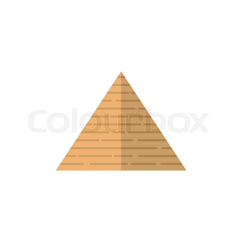 800x800 Vector Flat Big Egypt Pyramid Icon Stock Vector Colourbox