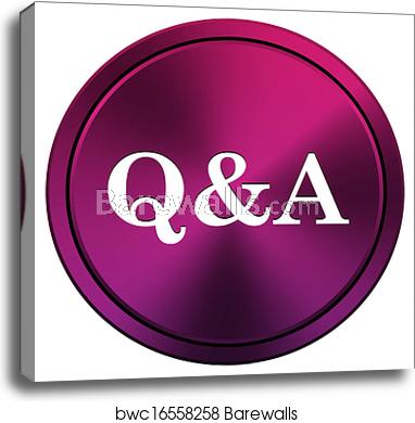 382x390 Qampa Icon, Canvas Print Barewalls Posters Prints