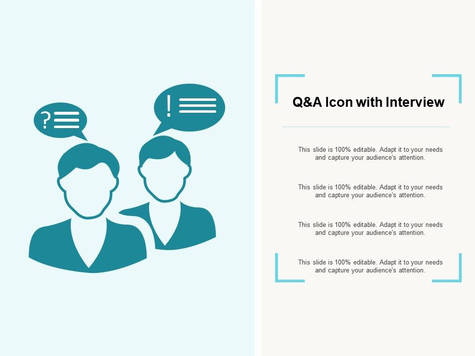 960x720 Q And A Icon With Interview Powerpoint Templates Download Ppt