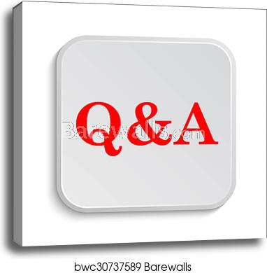 382x390 Qampa Icon, Canvas Print Barewalls Posters Prints