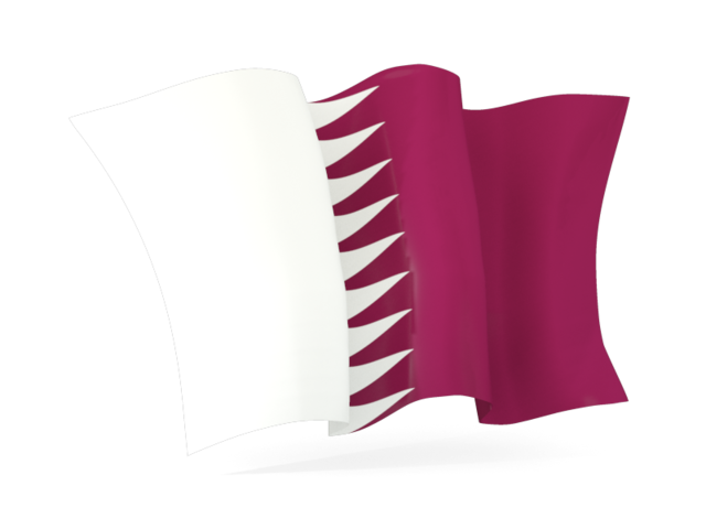 Waving Flag Illustration Of Flag Of Qatar 640x480 Waving Flag Illustration Of Flag Of Qatar