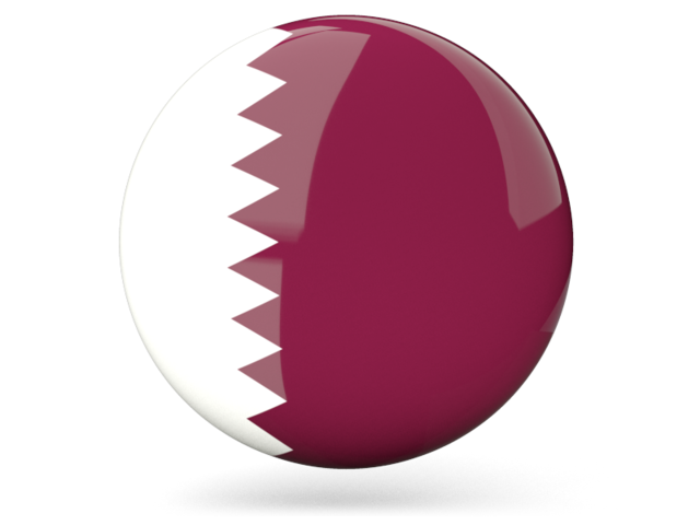 Glossy Round Icon Illustration Of Flag Of Qatar 640x480 Glossy Round Icon Illustration Of Flag Of Qatar