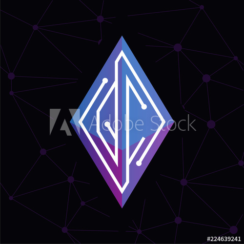 500x500 Qc Initial Letter Block Chain Logo Icon Vector Template Looping