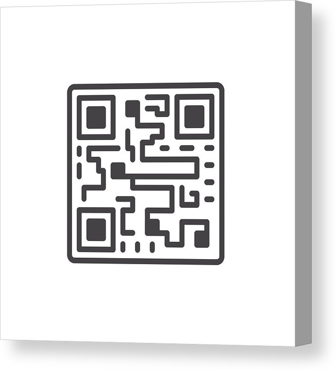 678x750 Qr Code Icon Vector, Filled Flat Sign, Solid Pictogram Isolated