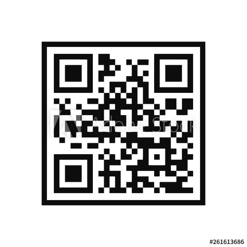 500x500 Quick Response Code, Qr Code Icon Isolated Stock Vector