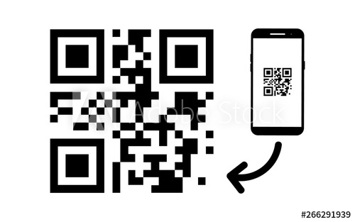 500x313 Scan Qr Code Icon Vector Qr Code Sample For Smartphone Scanning