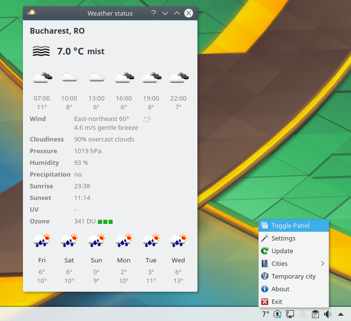 720x658 Meteo Qt Is A Nice Weather Tray Application Web Ubuntu
