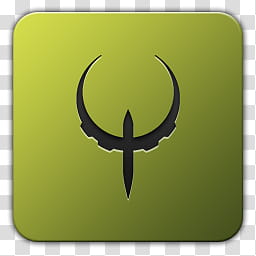 256x256 Icon Quake Iv, Green And Black Logo Transparent Background Png
