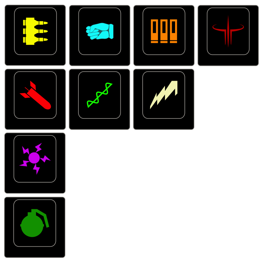 885x886 Wasd Keyboards Quake Color Keycap Set