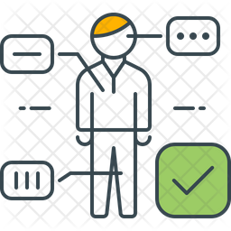 256x256 Qualification Icon Of Colored Outline Style