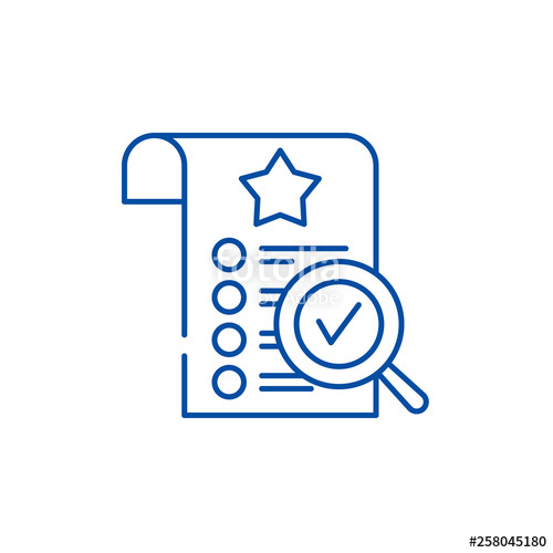 Quality Control Line Concept Icon Quality Control Flat Vector 500x500 Quality Control Line Concept Icon Quality Control Flat Vector