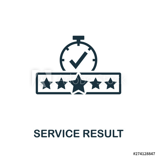 Service Result Vector Icon Symbol Creative Sign From Quality 500x500 Service Result Vector Icon Symbol Creative Sign From Quality