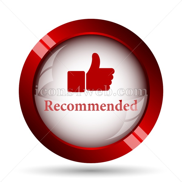 600x600 Recommended Website Icon High Quality Web Button