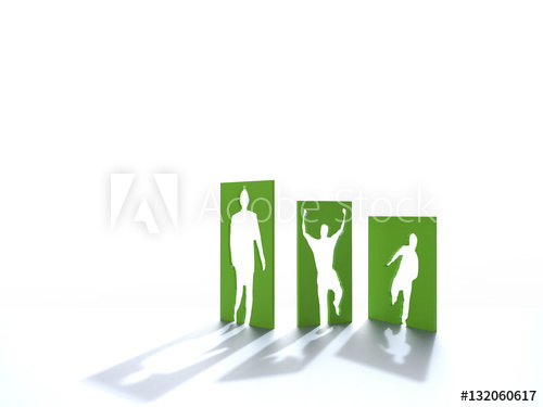 Health People Symbol And Quality Of Life Icon Isolated On White 500x375 Health People Symbol And Quality Of Life Icon Isolated On White