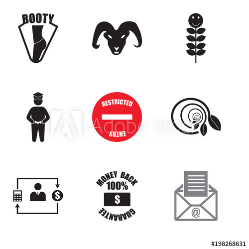 Set Of Simple Editable Icons Such As Grey Email, Money Back 500x500 Set Of Simple Editable Icons Such As Grey Email, Money Back