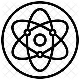 Quantum Mechanism Icon Of Line Style 256x256 Quantum Mechanism Icon Of Line Style