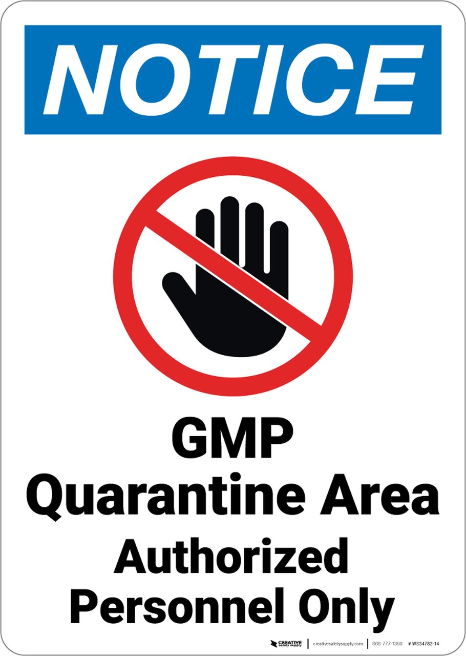 910x1280 Notice Gmp Quarantine Area With Icon Portrait