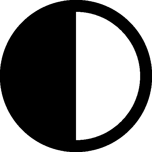 512x512 Astrology First Quarter Icon Windows Iconset