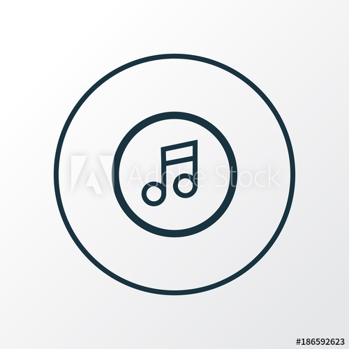 500x500 Quarter Icon Line Symbol Premium Quality Isolated Multimedia