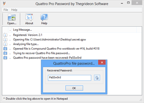 280x201 Quattro Pro Password Recovery Tool