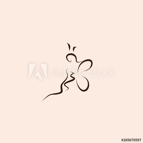 Queen Bee Icon Line Illustration Vector 500x500 Queen Bee Icon Line Illustration Vector