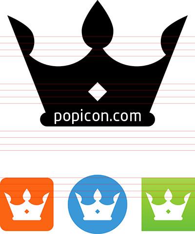 400x481 Queen's Crown Icon