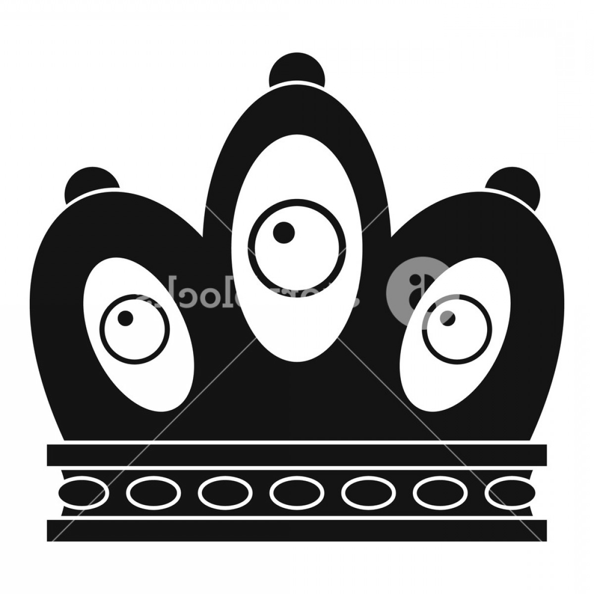 1200x1200 Queen Crown Icon Simple Illustration Of Queen Crown Vector Icon