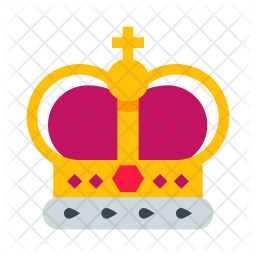 256x256 Queen Crown Icon Of Flat Style