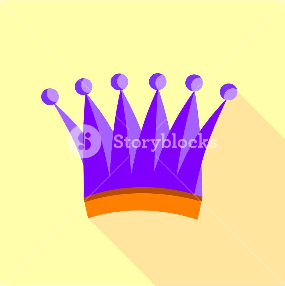 998x1000 Violet Queen Crown Icon Flat Illustration Of Violet Queen Crown