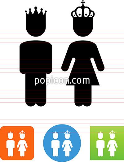 400x523 King And Queen Icon