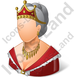 256x256 Middle Ages Queen Icon, Pngico Icons