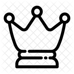 256x256 Queen Icon Of Line Style