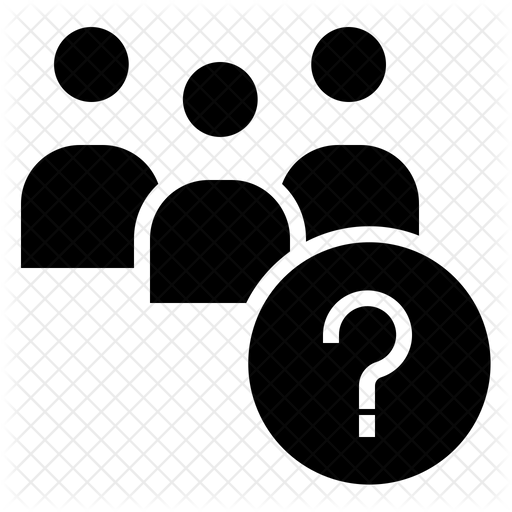 Users Query Icon Of Glyph Style 512x512 Users Query Icon Of Glyph Style