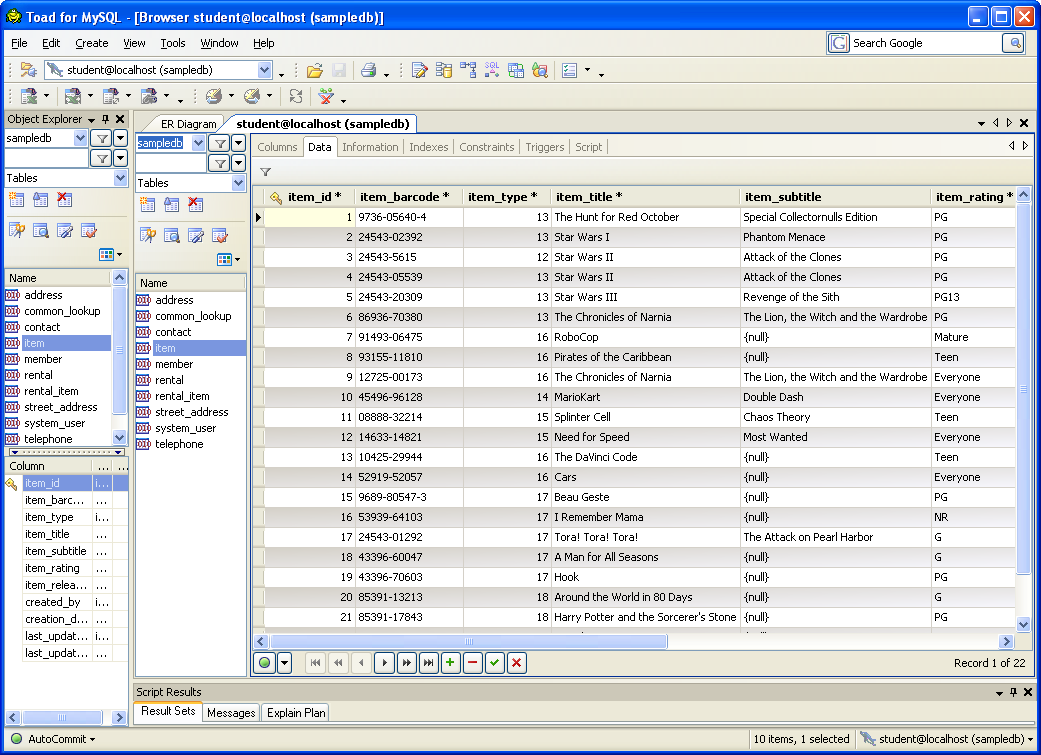1041x755 Toad For Mysql Freeware Maclochlainns Weblog