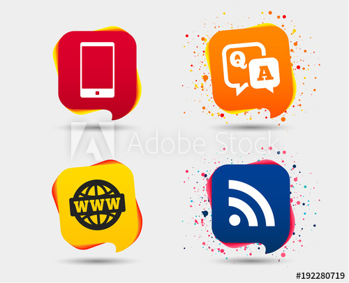 500x405 Question Answer Icon Smartphone And Qampa Chat Speech Bubble