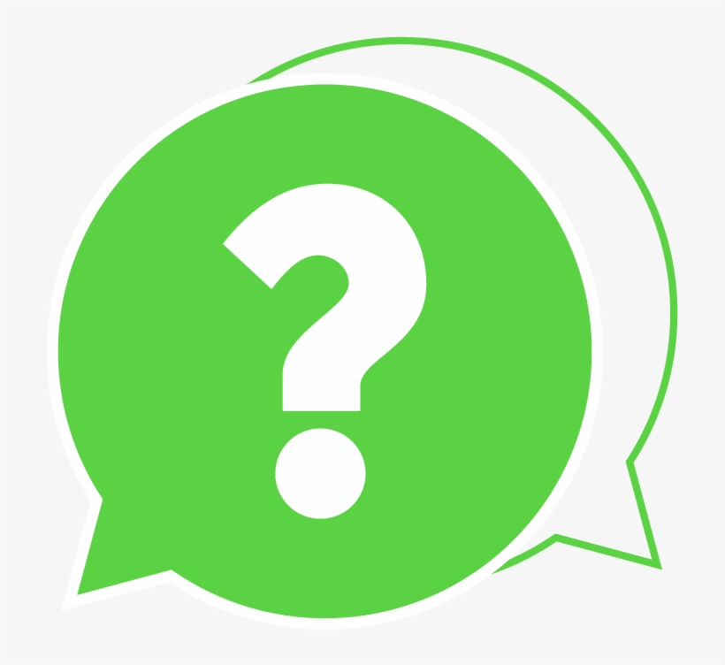 820x752 Green Question Mark And Speech Bubble Icon