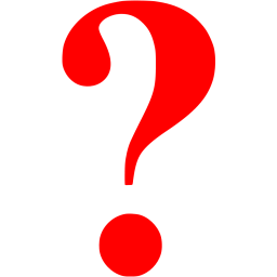 256x256 Red Question Mark Icon